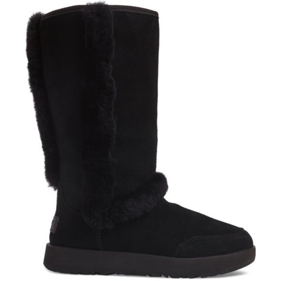 Ugg Sundance Waterproof Boot Black Size 7 … - Picture 1 of 10